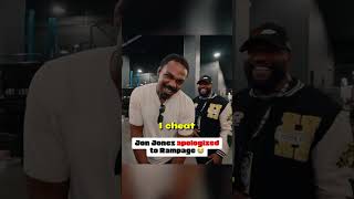 Jon Jones apologized to Rampage Jackson for cheating after 16 years of beefing 🤧😂