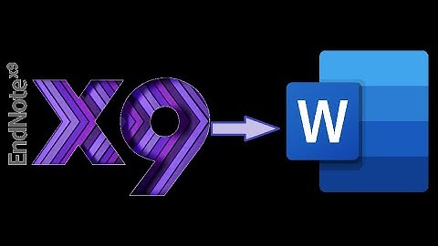 Add citations from X9 EndNote Library to Word #microsoft #endnotelibrary #tutorial #endnote #msword