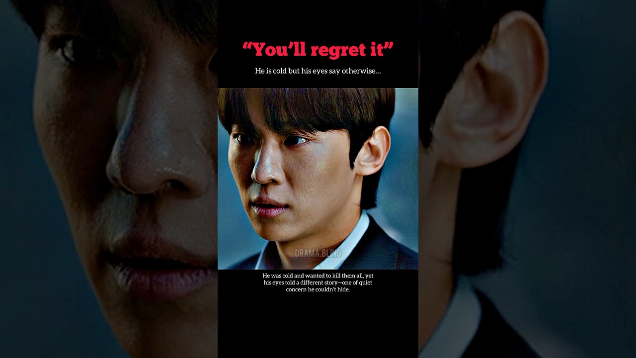 His eyes says differently 