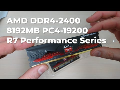 Модуль памяти AMD DDR4 8Gb 2400MHz Radeon R7 (2x4GB) (R7S48G2400U1K)