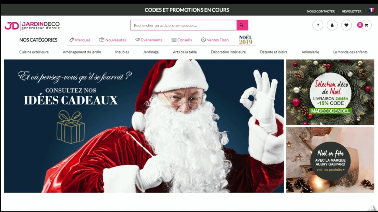 Code promo Jardindeco vérifié en vidéo YouTube