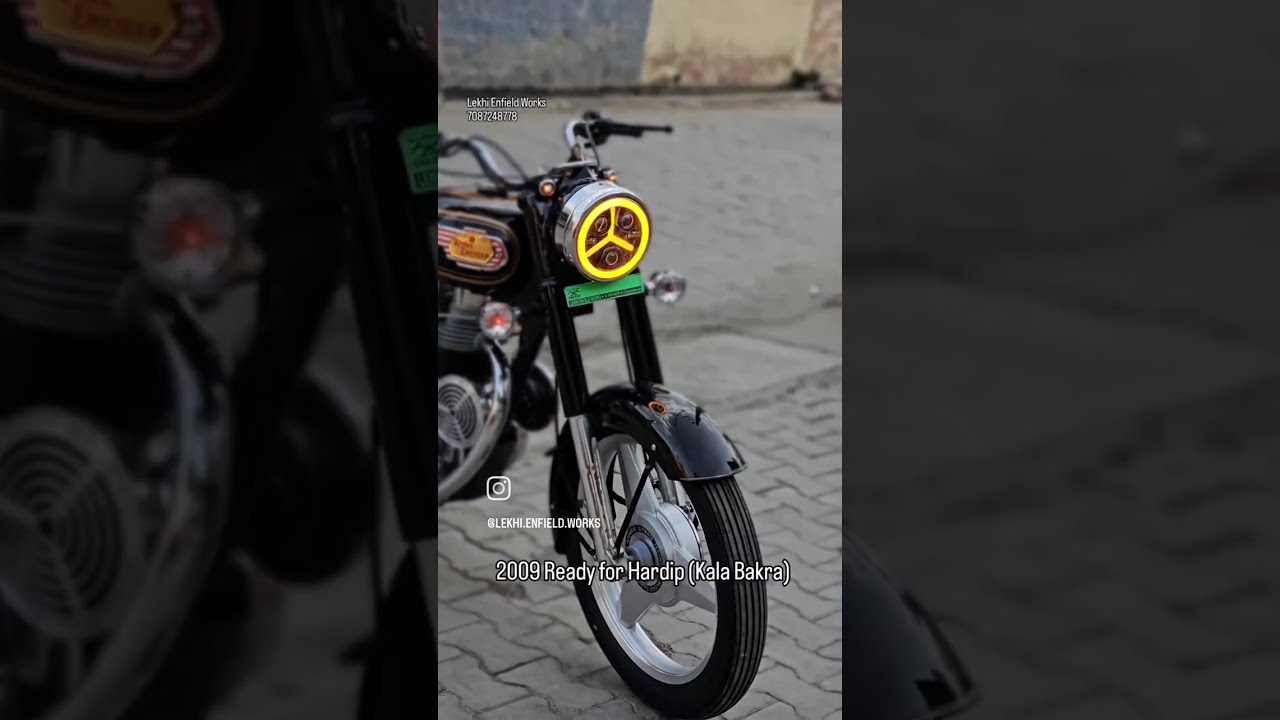 Lekhi enfield works Goraya 2008,2009 model old bullet puthe gear vale ready krde call kro 7087248778