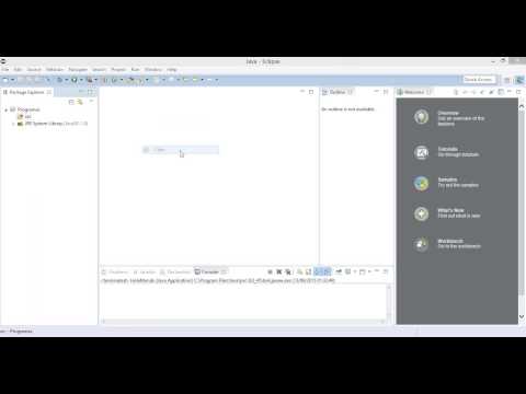 Hola mundo en JAVA con ECLIPSE