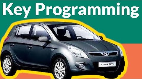 Hyundai I20 I’d 46 Key Programming