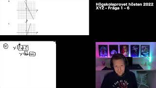 Högskoleprovet 2022 hösten Lösningar Pass 1 XYZ del 1