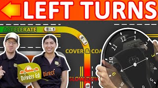 Left Turns  How to Make Left Turns for Beginners: Left Turn Speed, Traffic Checks, Steering Control