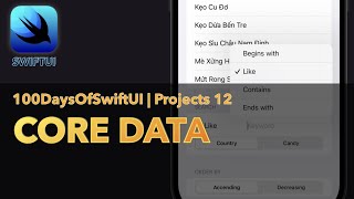 Core Data | 100 Days Of SwiftUI | Day 57-59 | Project 12