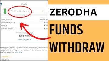 How to Withdraw Funds Zerodha Kite App? | Zerodha Kite Fund Withdraw Process