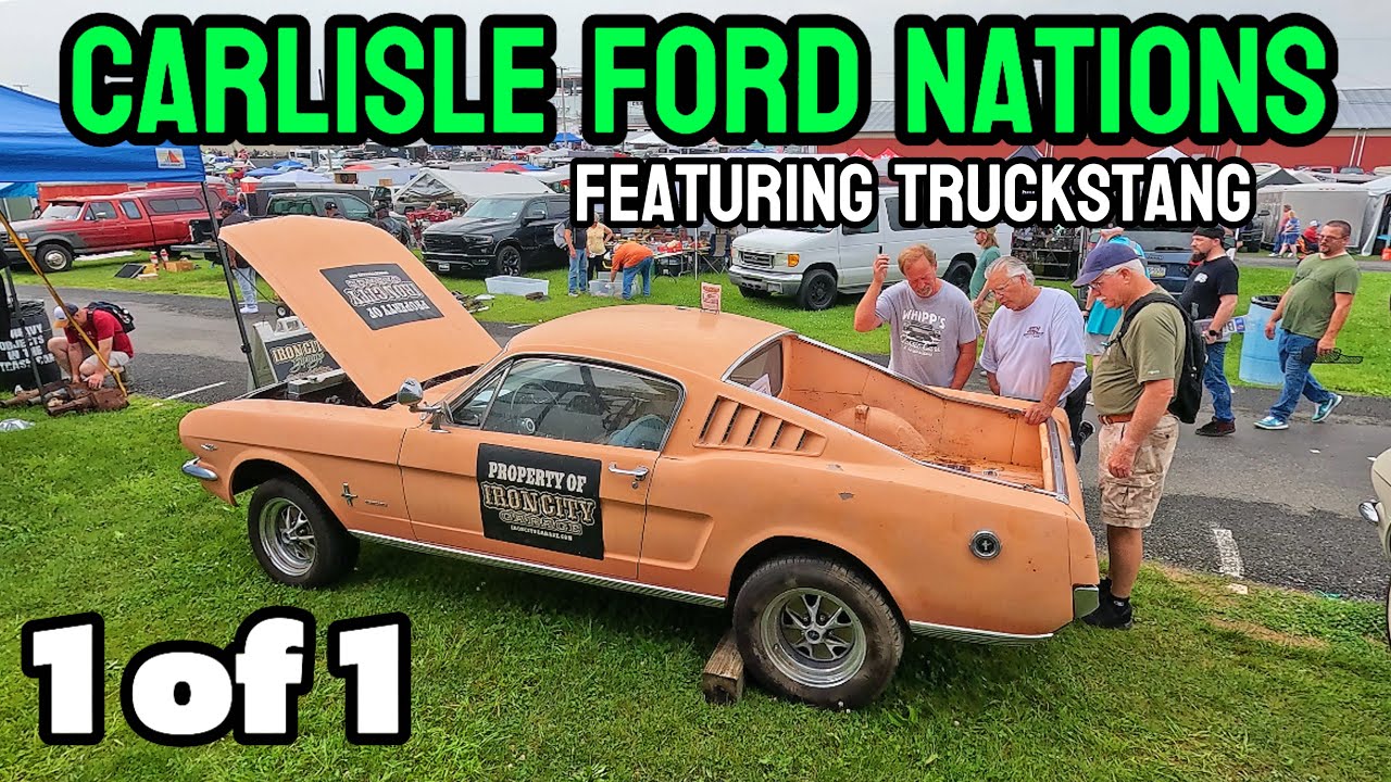 2025 Carlisle Ford Nationals! Car prices, GT40s, Shelby’s, 1 of 1 Truckstang!