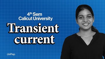 Transient current | Electrodynamics | Calicut University 4th Sem BSc Physics