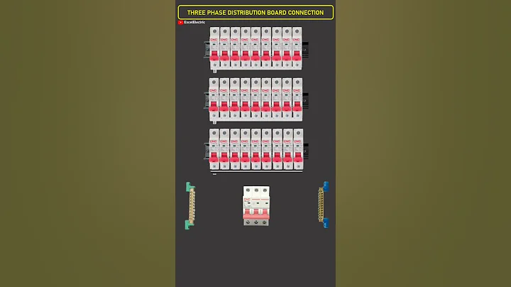 Three Phase Distribution Board Connection #shorts #short