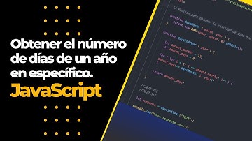 Cantidad de días de un año | JavaScript
