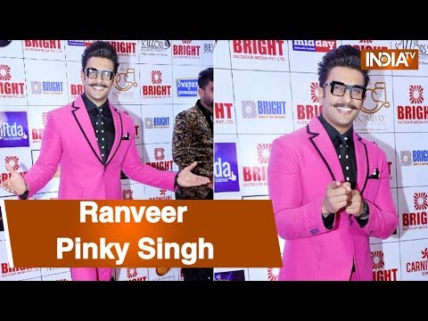 Only Ranveer Singh can pull this off! Simmba boy goes all pink for Yogesh Lakhani birthday bash