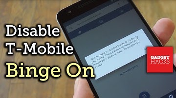 Disable or Enable T-Mobile