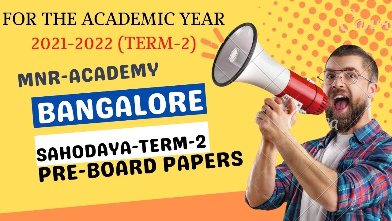 Bangalore Sahodaya Term-2 MATHEMATICS Marking Scheme Set-2 Pre- Board ...