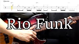 LEE RITENOUR & Marcus Miller - Rio Funk(Bass Cover)(Play Along With Tabs In Video)