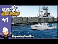 Fishing North Atlantic #1 - Harpooning Swordfish