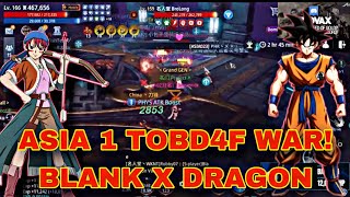 MIR4-ASIA 1 TOBD4F WAR | BLANK AND GOKU TEAM AGAINST LITTLE AND OLD BUTCHER TEAM
