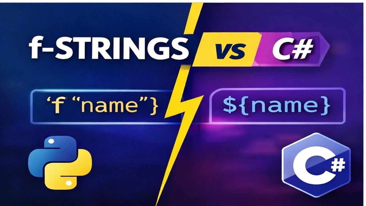 Сравнение f-строк в Python и интерполяции строк в C# (понятное сравнение)!