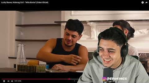 REACCION A Lucky Brown, Nickoog CLK - "Niña Bonita" (Video Oficial)