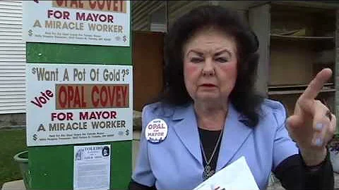 Opal Covey speaks in tongues about impending destr...