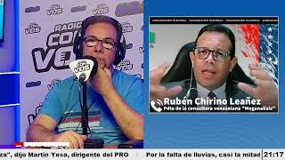 Rubén Chirino Leañez, presidente de la consultora venezolana "Meganalisis"