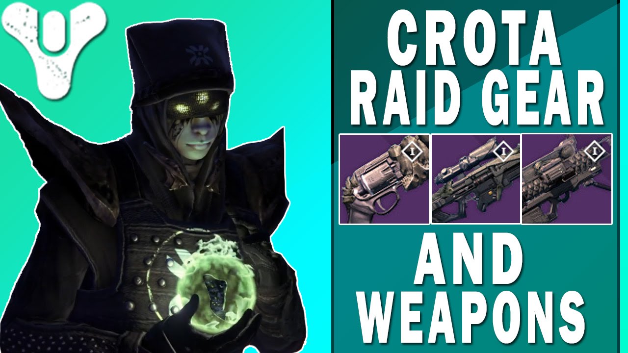 Destiny | My Entire Dark Below Collection! (Crota's End Raid Gear / Weapons)