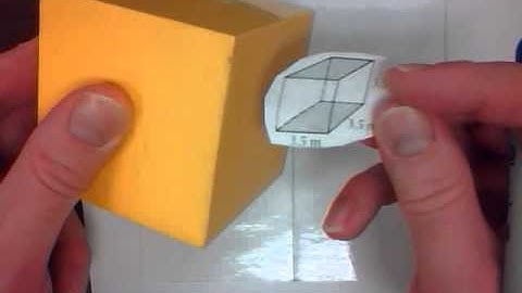 Mr.v teaching math - Measurement Lesson 16b Surface Area of a cube