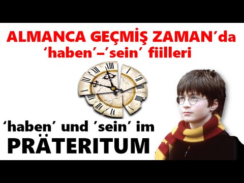 62.DERS ALMANCA |11.sınıf 2.ÜNİTE ders 12 | Geçmiş Zaman + 'haben'-'sein' fiileri/Präteritum