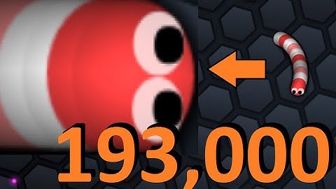 Slither.io - 193k Score, Easy way to get a Highscore