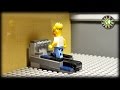 Lego simpsons homer simpson fail at gym