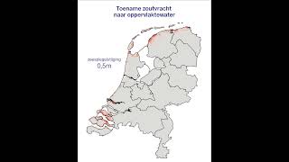 Toename zoutvracht naar oppervlaktewater