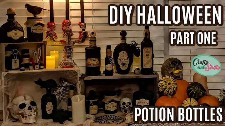 DIY Halloween Part One - Potion Bottles