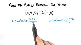Midpoint - College Algebra