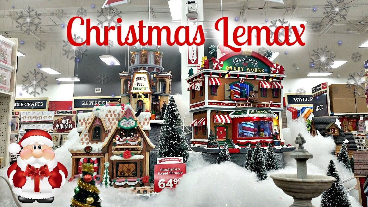 Christmas Lemax Village at Michaels 2016 - YouTube