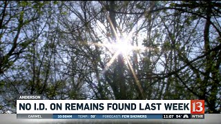No I.D. on Remains of Anderson body found last week