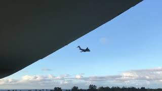 C-17 Flyover - Hilo, Hawaii