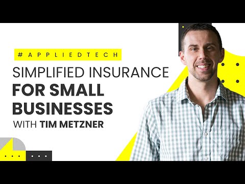 Simplified Insurance for Small Businesses | Tim Metzner from Coterie