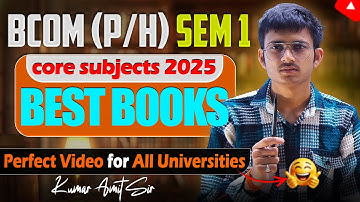 Best Books for B.Com Prog & Hons Semester 1 | DU Regular/SOL/NCWEB 2025 Exam Preparation