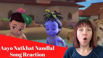 Aayo Natkhat Nandlal Song REACTION! Little Krishna