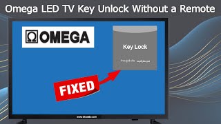 How to Unlock Omega TV Key Lock Without Remote! | Omega LED TV Service Menu Codes & Factory Reset screenshot 1