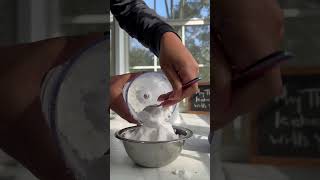 Powdery Ice Tutorial Request.             #asmr #iceeating #snow #blender #diy