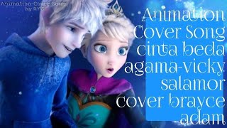 Cinta beda agama - Vicky salamor_Animation cover song by bryce adam