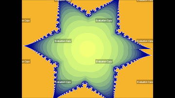 Ultra Fractal 5 - Inversed Mandelbrot to 8-Point Star 2