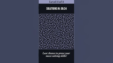 Can YOU Solve These 60-Sec Mazes?  ud83e udde9