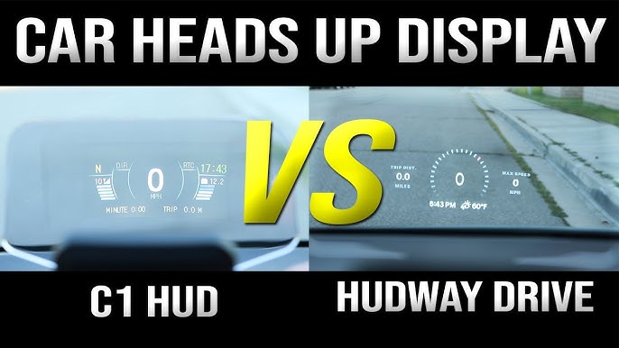 REAL Car Heads-up Display C1 HUD Review (GPS, Speed, Direction, RPM,  Voltage OBD2, Wiiyii, XTOBD) 