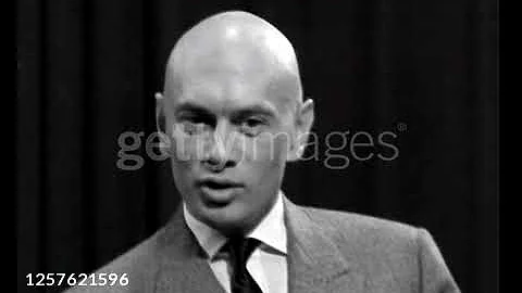 Yul Brynner Interview | Asked about Replacing Tyrone Power & Shaving his Head | London | March 1959