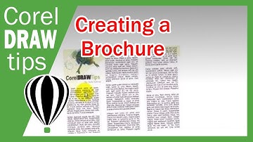 Making a brochure in CorelDraw
