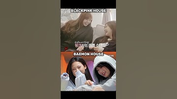 Blackpink house and Baemon house #babymonster #blackpink #ytshorts #fyp #shorts #ruka #baemon
