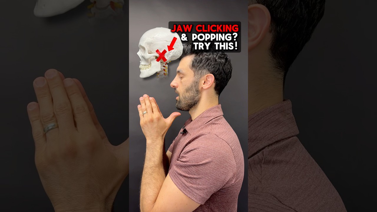 Jaw Clicking & Popping? Try THIS! #tmj #tmjpain